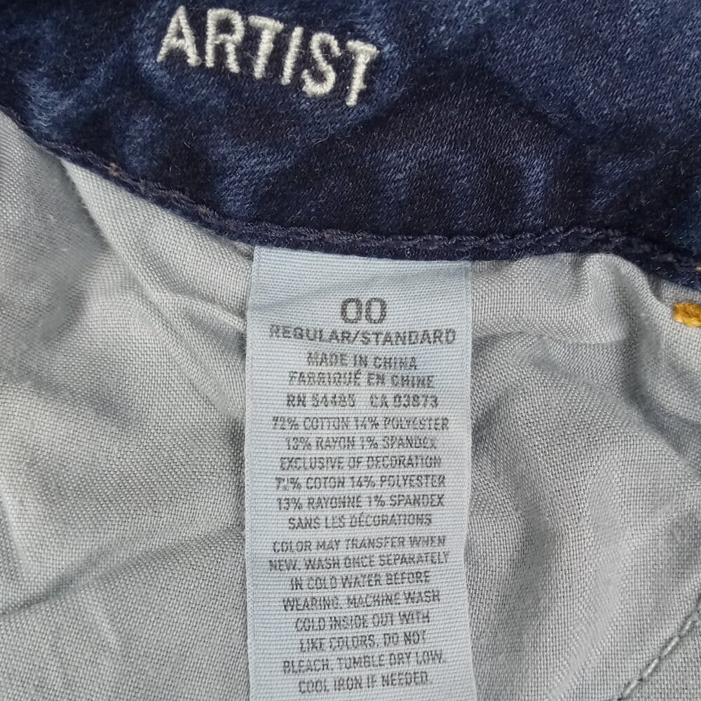 American Eagle Artist Super Stretch Denim Shorts Size 00 - Picture 8 of 8